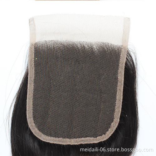 4x4 lace closure 1b/grey ombre color body wave human hair closure virgin brazilian 4*4 lace closure